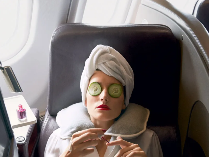 Skincare tips for flights